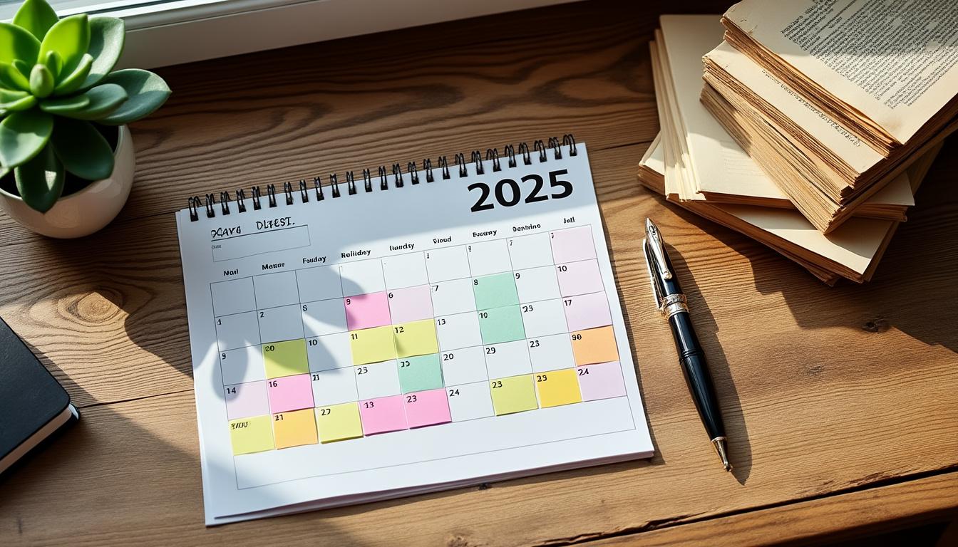 découvrez le nombre exact de jours travaillés en 2025, incluant les jours fériés et les weekends, pour mieux planifier votre année professionnelle.