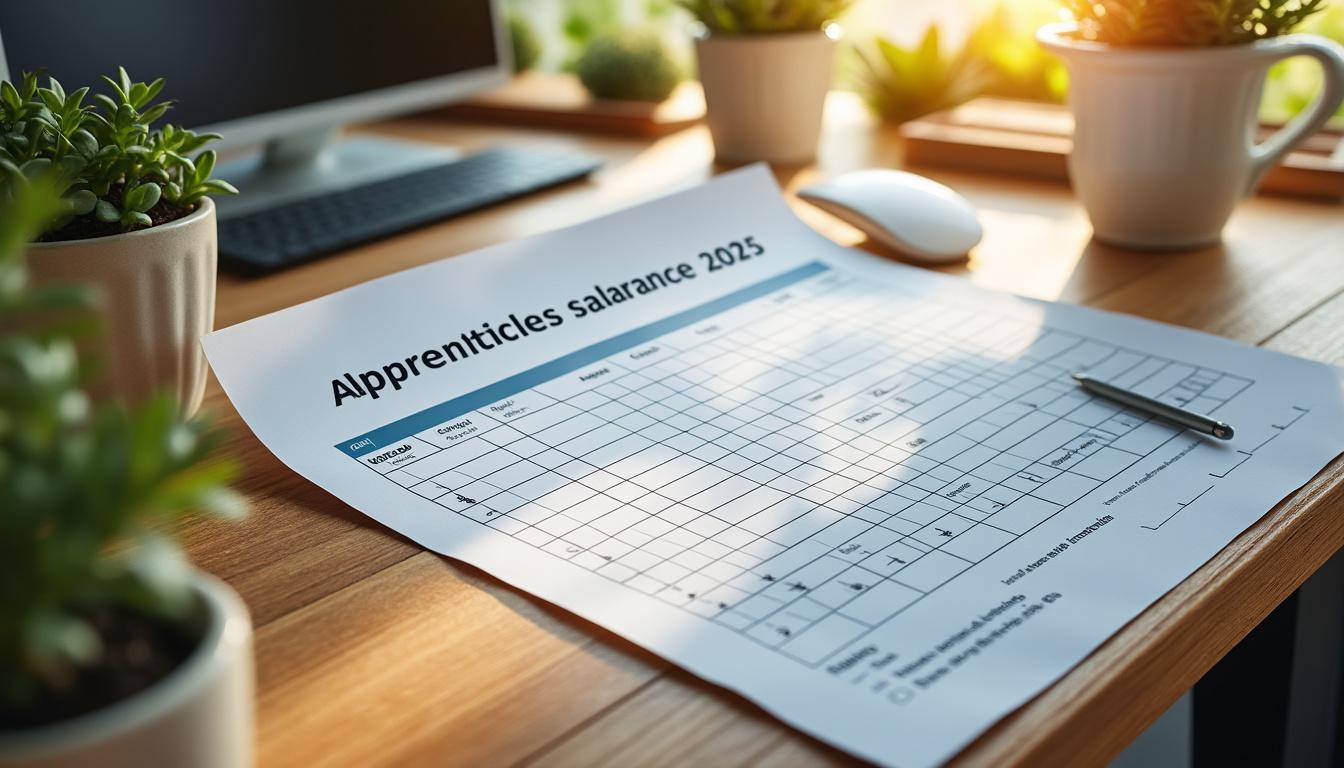 découvrez la grille des salaires pour les contrats en alternance en 2025, avec les montants minimaux selon l'âge et le type de contrat.